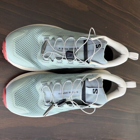 Size 10 - Salomon sense ride 5 Women Hiking Trail Shoes Energy Foam - Picture 2 of 8